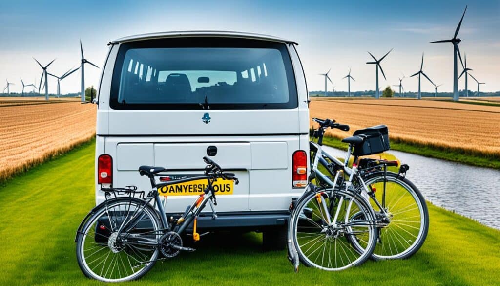 markeringsbord fietsendrager nederland