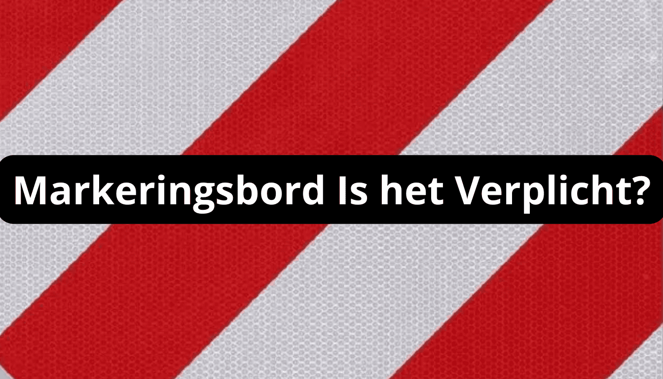markeringsbord fietsendrager is het verplicht