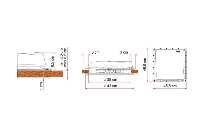 fiamma-turbo-vent-white dakventilator doorsnede detail tekening