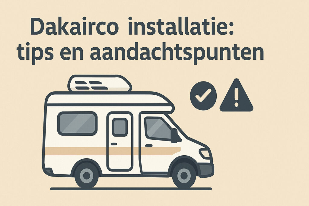 Dakairco installatie proces