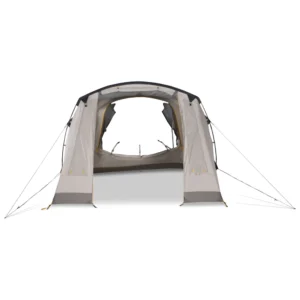Kampa Tailnest achterkleptent die aan de geopende achterklep van een bus hangt