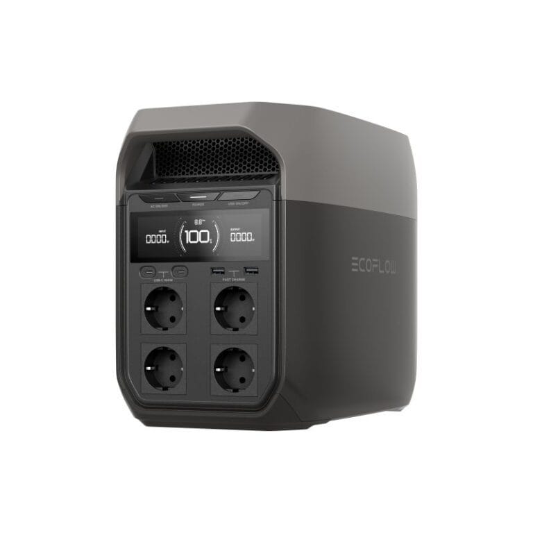 EcoFlow Delta 3 powerstation van 1.024 Wh, vooraanzicht