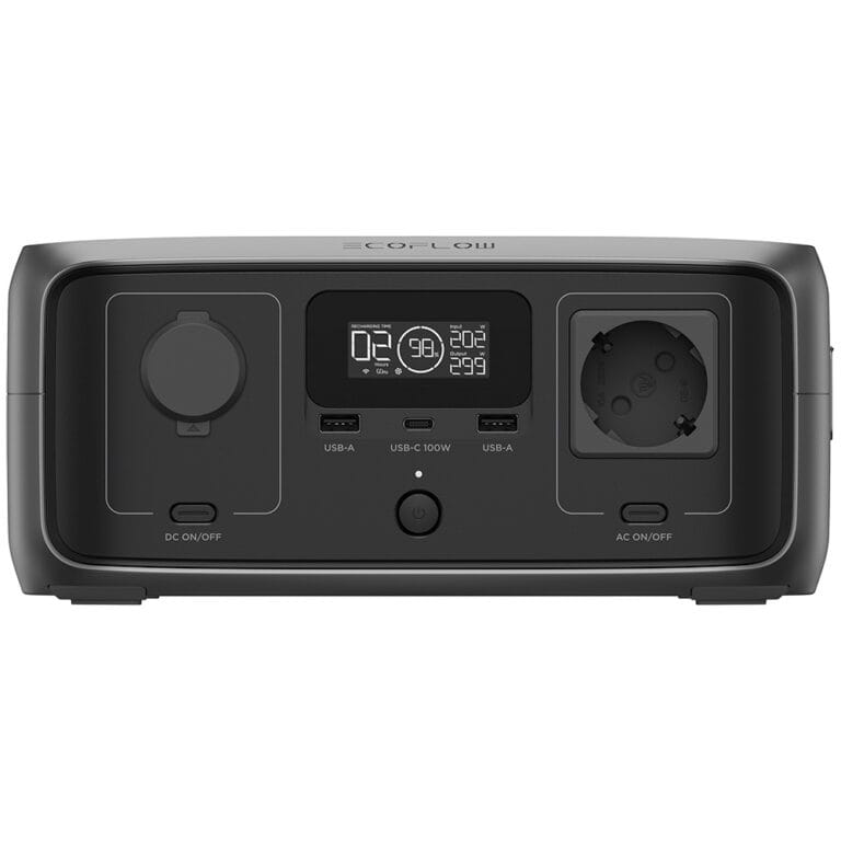 EcoFlow River 3 UPS powerstation van 245 Wh, vooraanzicht
