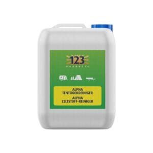 Jerrycan 123 Alpha tentdoekreiniger van 2,5 liter