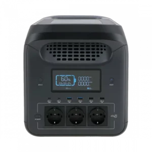 Mestic MPS-1800 powerstation van 1.229 Wh met drie stopcontacten