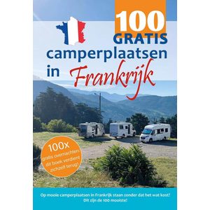 Omslag van de gids 100 gratis camperplaatsen in Frankrijk