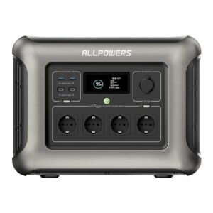 ALLPOWERS R1500 powerstation van 1.152 Wh met vier stopcontacten