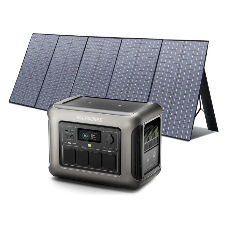 ALLPOWERS R1500 powerstation met opvouwbaar zonnepaneel SP037 van 400 W