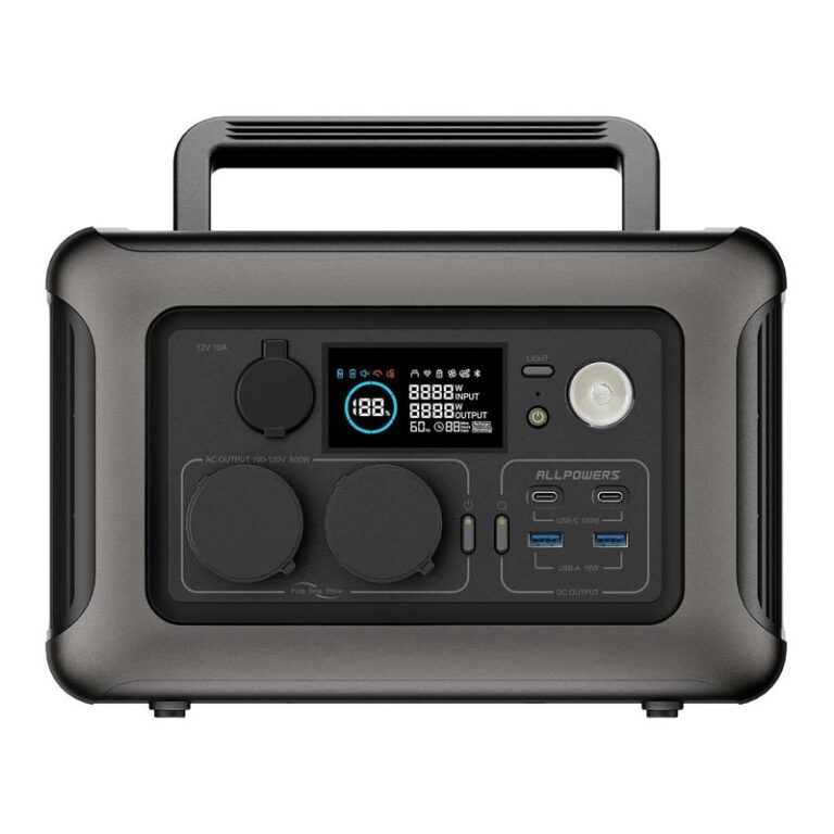ALLPOWERS R600 powerstation van 299 Wh met draagbeugel