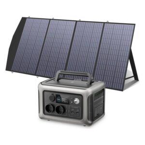 ALLPOWERS R600 powerstation met opvouwbaar zonnepaneel SP033 van 200 W
