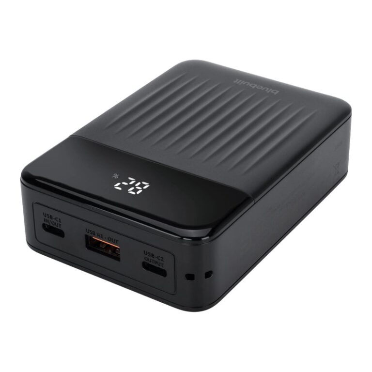 BlueBuilt powerbank van 20.000 mAh met USB-C en display