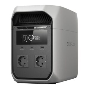 EcoFlow Delta 3 Classic powerstation met twee stopcontacten en zonder 12 V-uitgang