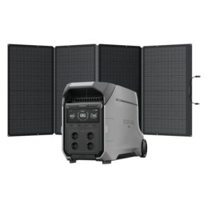EcoFlow Delta Pro 3 met zonnepaneel van 400 W