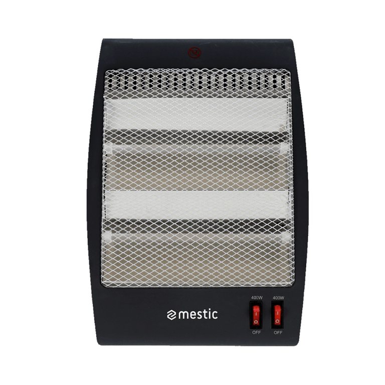 Mestic Quartz MQK-200 straalkachel met twee kwartsbuizen en schakelaars voor 400 en 800 watt