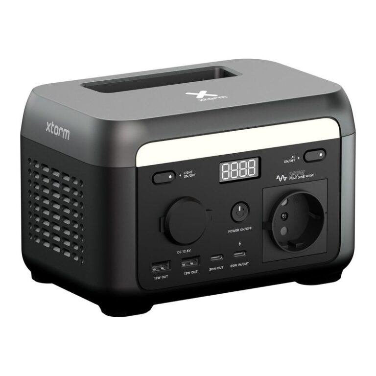 Xtorm Power Station 200W, klein powerstation van 102 Wh met één stopcontact
